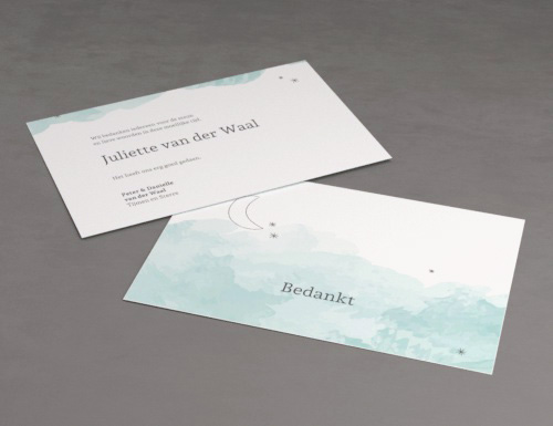 Aquarelle Dankbetuiging