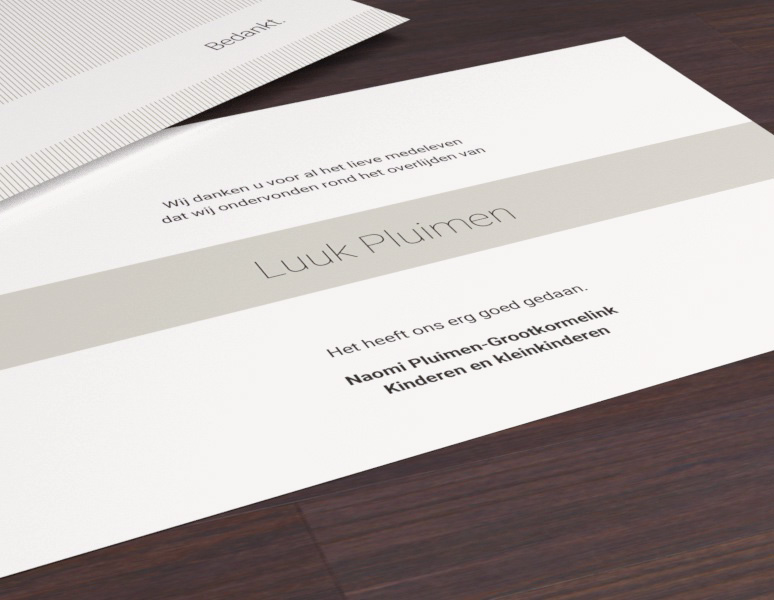 Oblique Dankbetuiging