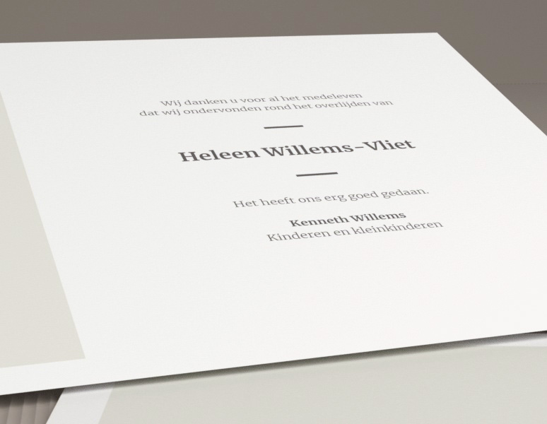 Serene Dankbetuiging